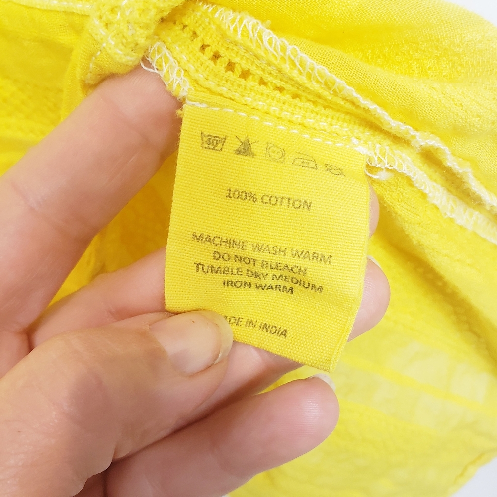Valiante yellow blouse size 1 - Picture 7 of 7